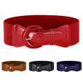 Grace Karin Women Ladies Girls Fashion Wide Polyurethane Leather Buckle Stretchy Elastic Waist Belt Waistband CL010469